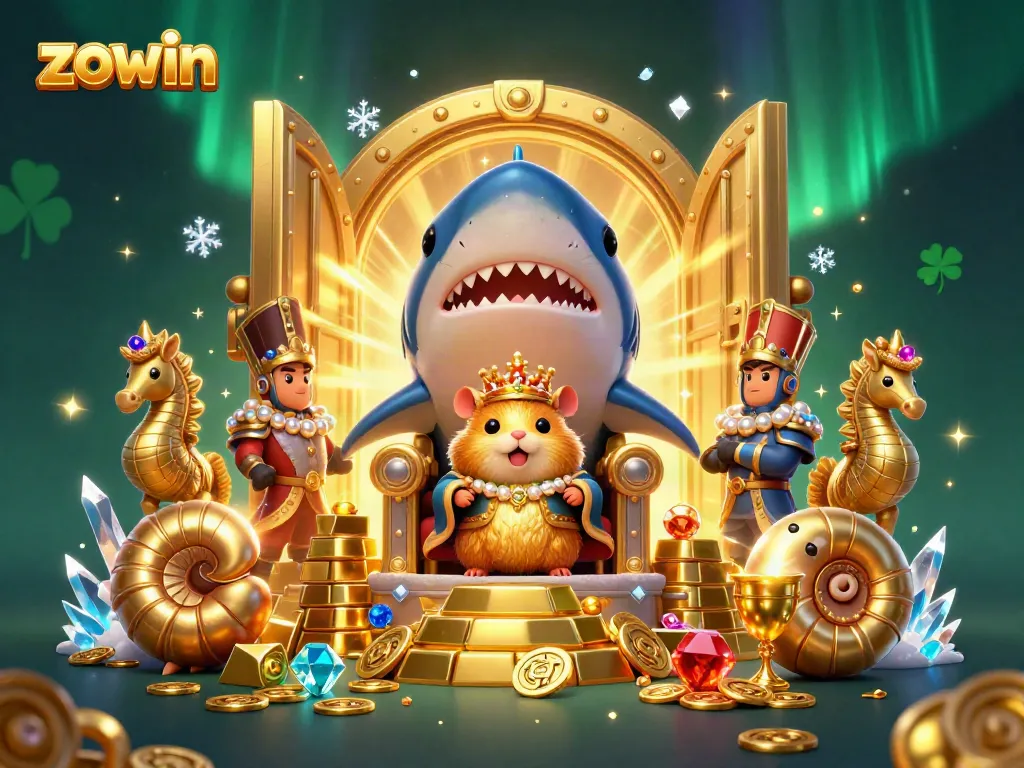 Experience exciting wins with Zowin featuring a tiny hamster king and oceanic treasures.