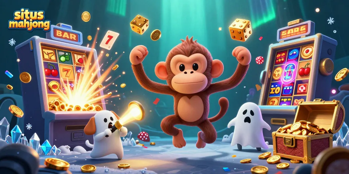 Engage with situs mahjong at an exciting animated casino featuring energetic characters and vibrant games.